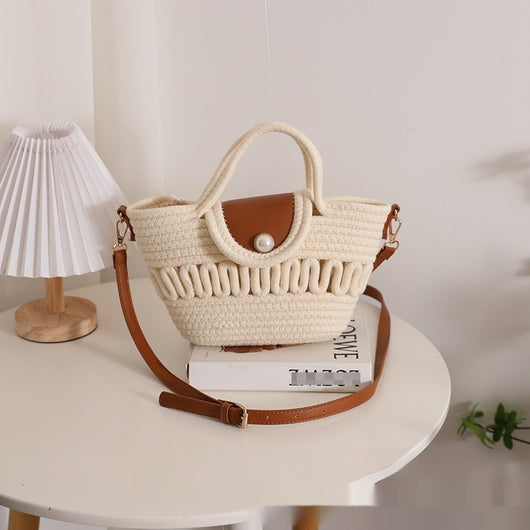 Bolso Crossbody Tejido Calado a Juego para Mujer - Image 6