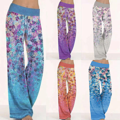 Pantalones Yoga Anchos con Estampado - Ropa Deportiva Suelta para Mujer - Image 9