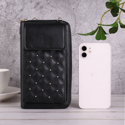 Bolso para Celular Clásico Rombo Lujo Ligero - Multiuso - Image 3
