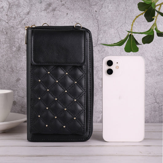 Bolso para Celular Clásico Rombo Lujo Ligero - Multiuso - Image 3