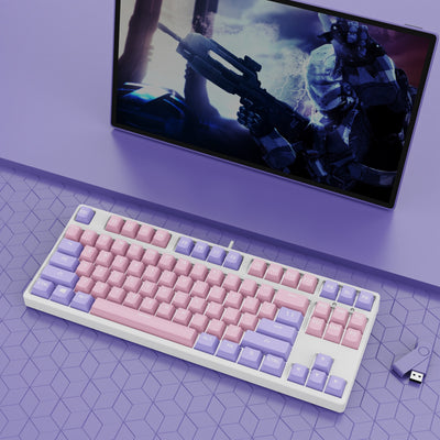 Teclado Mecánico Gaming 87 Teclas Hot Swap Intercambiable Dual Color - Image 12