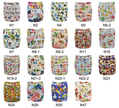 Pañales de Tela Reutilizables Impermeables Ajustables Transpirables