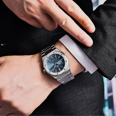 Reloj Mecánico Acero Inoxidable para Hombre Estilo Ejecutivo - Image 5