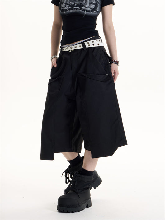 Pantalones Cargo Anchos Estilo Retro Americano para Mujer - Image 4