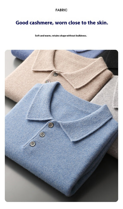 Polo Camiseta de Cachemira con Mangas a la Altura del Codo - Image 17