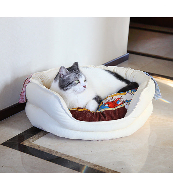 Nido de Descanso Profundo para Gatos - Colección Invierno