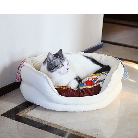 Nido de Descanso Profundo para Gatos - Colección Invierno