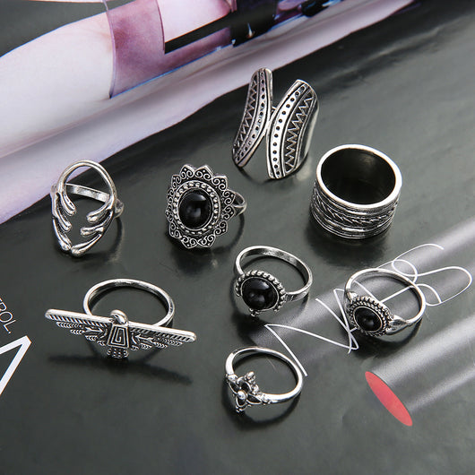 Anillo de Gema Negra - Diseño de Personalidad Contemporáneo - Image 4