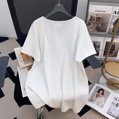 Blusa Talla Grande Escote V Suelta Efecto Adelgazante - Image 18