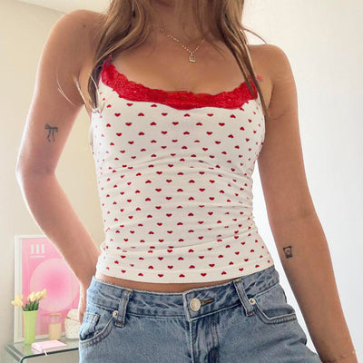 Camisola Floral Efecto Dos Piezas para Mujer