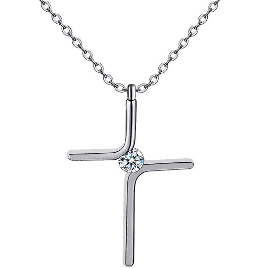 Collar con Cruz de Acero de Titanio - Diseño Sencillo y Moderno - Image 10