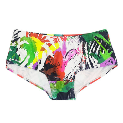 Shorts de Baño Hombre Estampado Tropical Coco con Salpicaduras de Color - Image 11