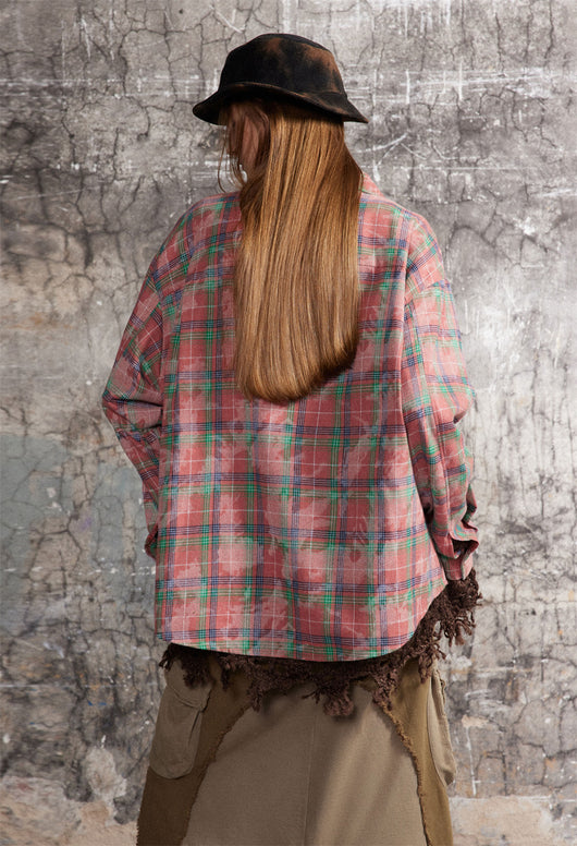 Camisa de Cuadros Estilo Cubano Manga Larga para Hombre - Image 22