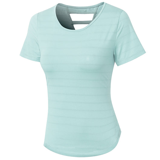 Ropa Yoga Suelta para Mujer con Mangas Cortas - Image 17
