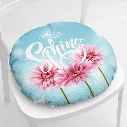 Cojín Grueso de Algodón y Lino para Silla Daisy - Image 19