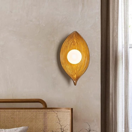 Lámpara de Pared Hoja Nórdica Estilo Japonés Silenciosa - Image 4