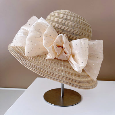 Sombrero de Paja Ligero con Protección Solar Transpirable para Mujer - Image 9