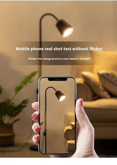 Lámpara de Pie Nórdica para Sala con Protección Visual - Image 13