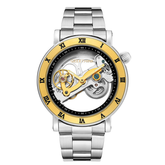 Reloj Mecánico Automático Esqueleto 3D Acero Inoxidable para Hombre - Image 4