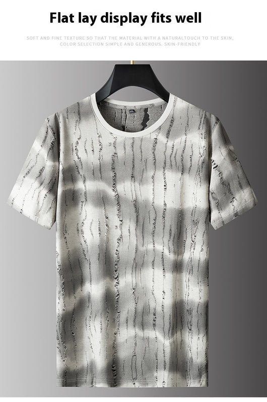 Camiseta Transpirable Talla Grande para Hombre - Cuello Redondo Secado Rápido - Image 9