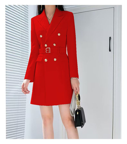 Blazer Reductor de Cintura Estilo Office Lady - Top Ajustado para Mujer - Image 26