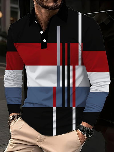 Camisa Casual Slim Fit con Estampado 3D y Cuello Solapa - Image 11