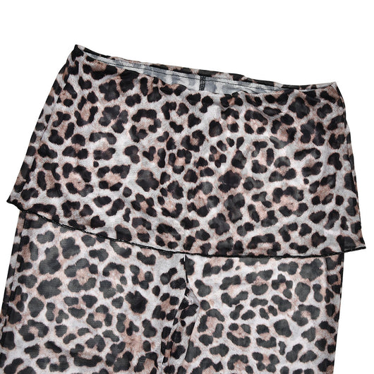 Pantalones Estampado Leopardo y Flores con Malla - Image 39
