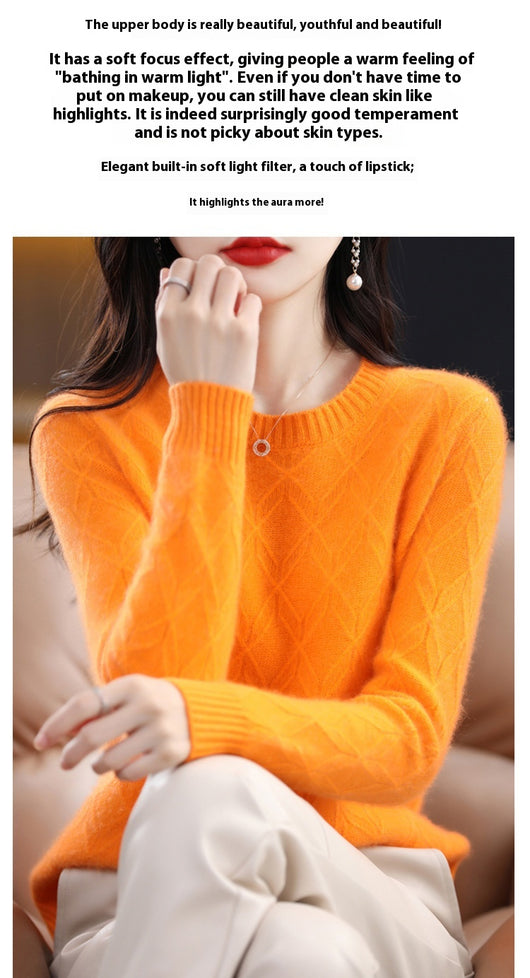 Suéter Jacquard Grueso para Mujer - Abrigo Cálido Otoño Invierno - Image 11