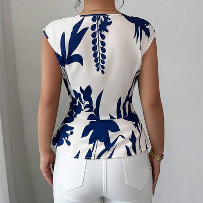 Blusa Fresca sin Mangas con Cuello Cuadrado para Mujer - Image 3