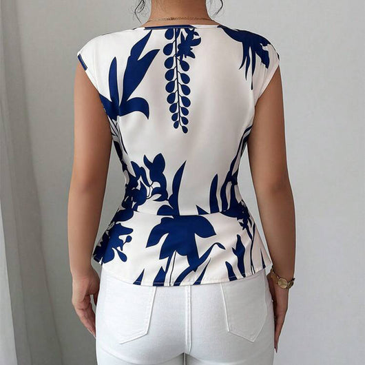 Blusa Fresca sin Mangas con Cuello Cuadrado para Mujer - Image 3