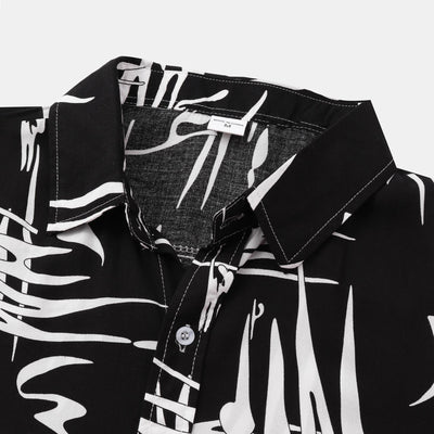 Camisas Casuales de Manga Corta con Rayas para Hombre - Image 3