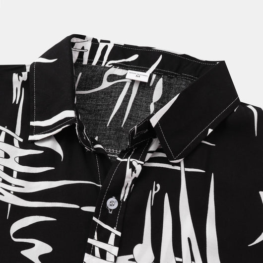 Camisas Casuales de Manga Corta con Rayas para Hombre - Image 3