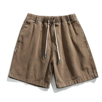 Shorts de Algodón Sueltos con Efecto Desgastado para Hombre - Image 10