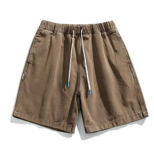 Shorts de Algodón Sueltos con Efecto Desgastado para Hombre - Image 10