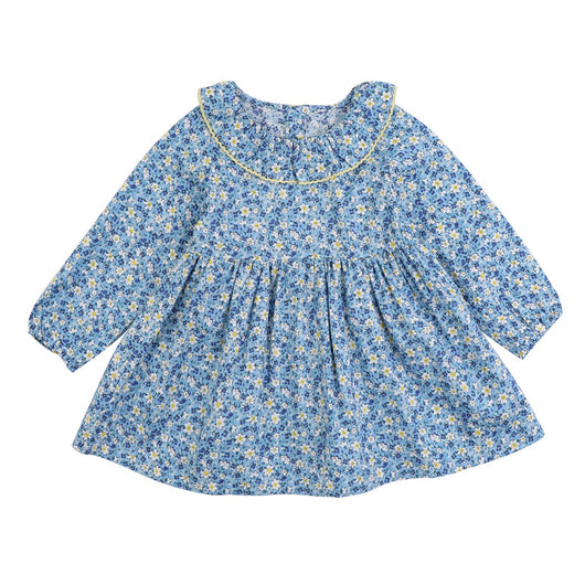 Vestido Infantil Estilo Vaquero Floral Princesa - Image 7