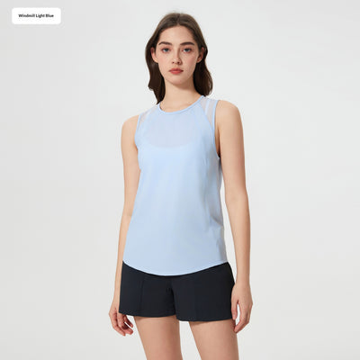 Musculosa Deportiva Transpirable con Diseño Calado