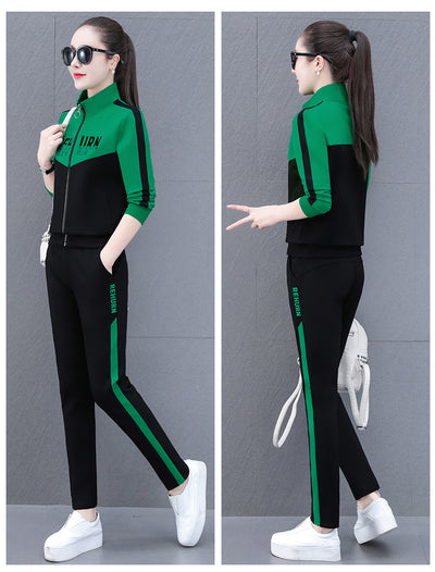 Conjunto Deportivo Mujer Colorblock Ajustado para Running - Image 11