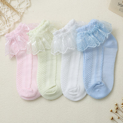 Calcetines de Encaje Fino para Niñas - Colección Verano - Image 15
