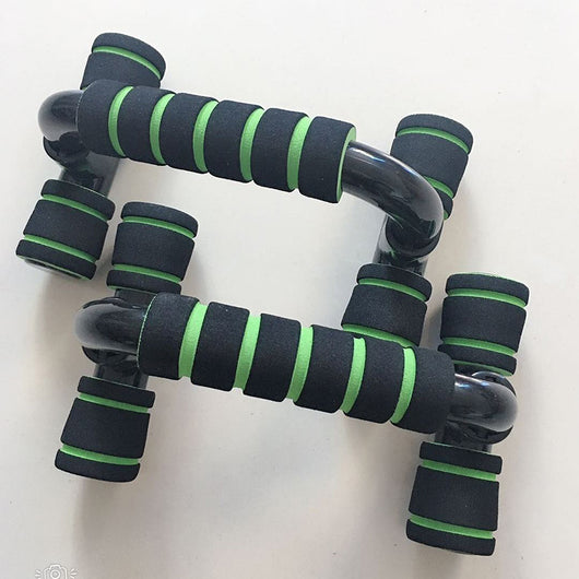 Barra de Entrenamiento Pectoral en H con Empuñaduras de Espuma para Flexiones - Image 11