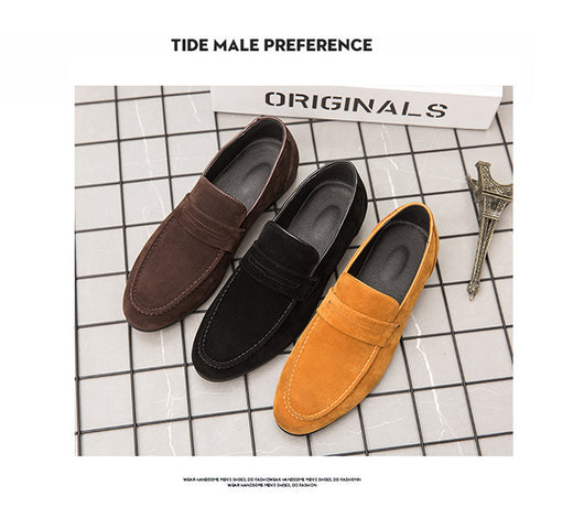 Zapatos Casuales de Ante para Hombre - Slip-on Cómodos de Cuero - Image 7