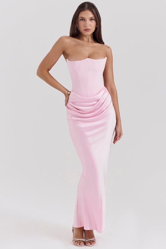 Vestido Largo Tubo Escotado Elegante para Fiestas y Eventos - Image 29