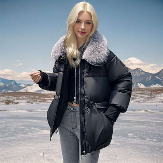 Abrigo Acolchado Oversized de Algodón para Tallas Grandes - Image 11