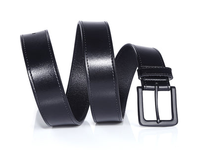 Cinturón de Cuero para Hombre Hebilla Simple Elegante - Image 10