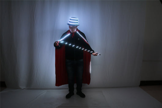 Capa LED Brillante para Cosplay, Jazz y Danzas Mágicas - Image 3