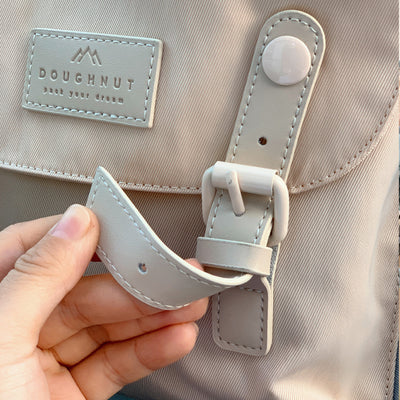 Mochila Escolar Impermeable Nylon - Diseño Clásico Macaron - Image 13