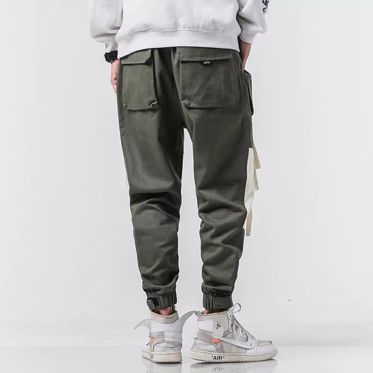 Overol Holgado Hip Hop con Tirantes para Hombre - Image 13