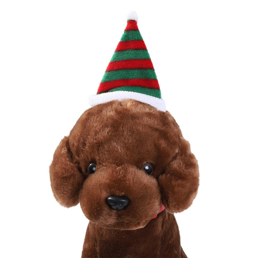 Gorro Navideño Multicolor a Rayas para Mascotas - Image 19