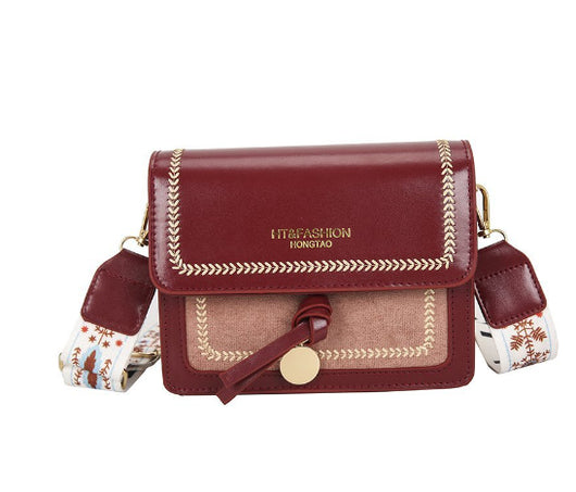 Bolso Bandolera con Correa Cuadrada - Image 8