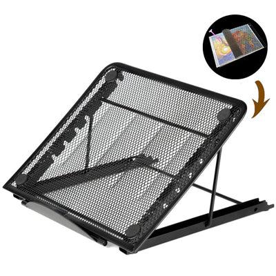 Soporte Metálico Ajustable para Paneles LED - Estantería Plegable de 6 Velocidades