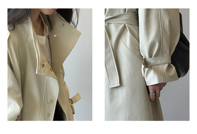 Gabardina de Transición para Mujer - Elegancia Sofisticada en Otoño - Image 11